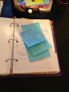 Yeah, I love me some post-its :)