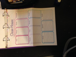 This is a new one for me to fill out since my old one is full of crossed out, erased and changes ideas.